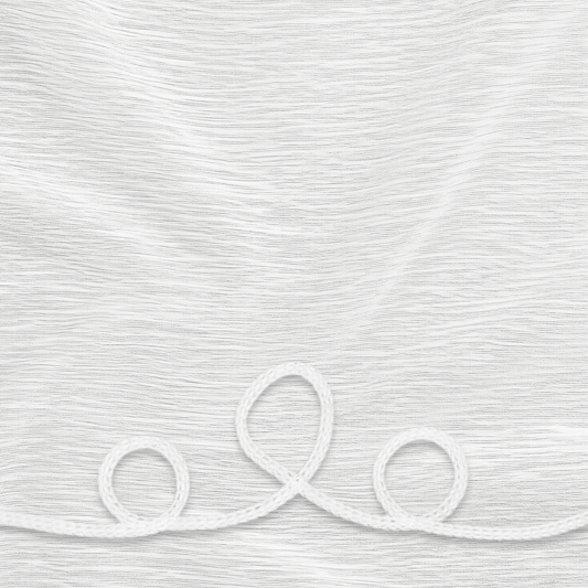Cornely® Frosted Voile | Loopy White 270cm - Ragland Fabrics