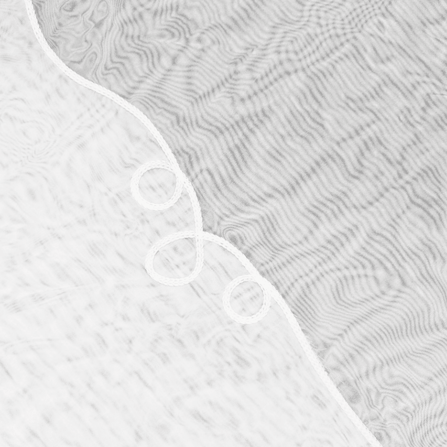 Cornely® Plain Voile | Loopy White 270cm - Ragland Fabrics