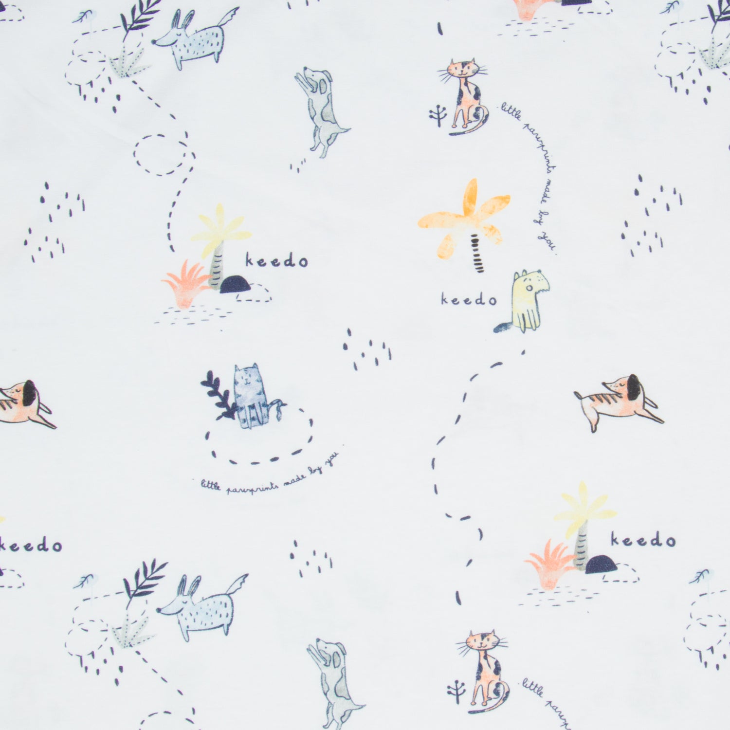 Cotton Lycra Printed Best Friends - Ragland Fabrics