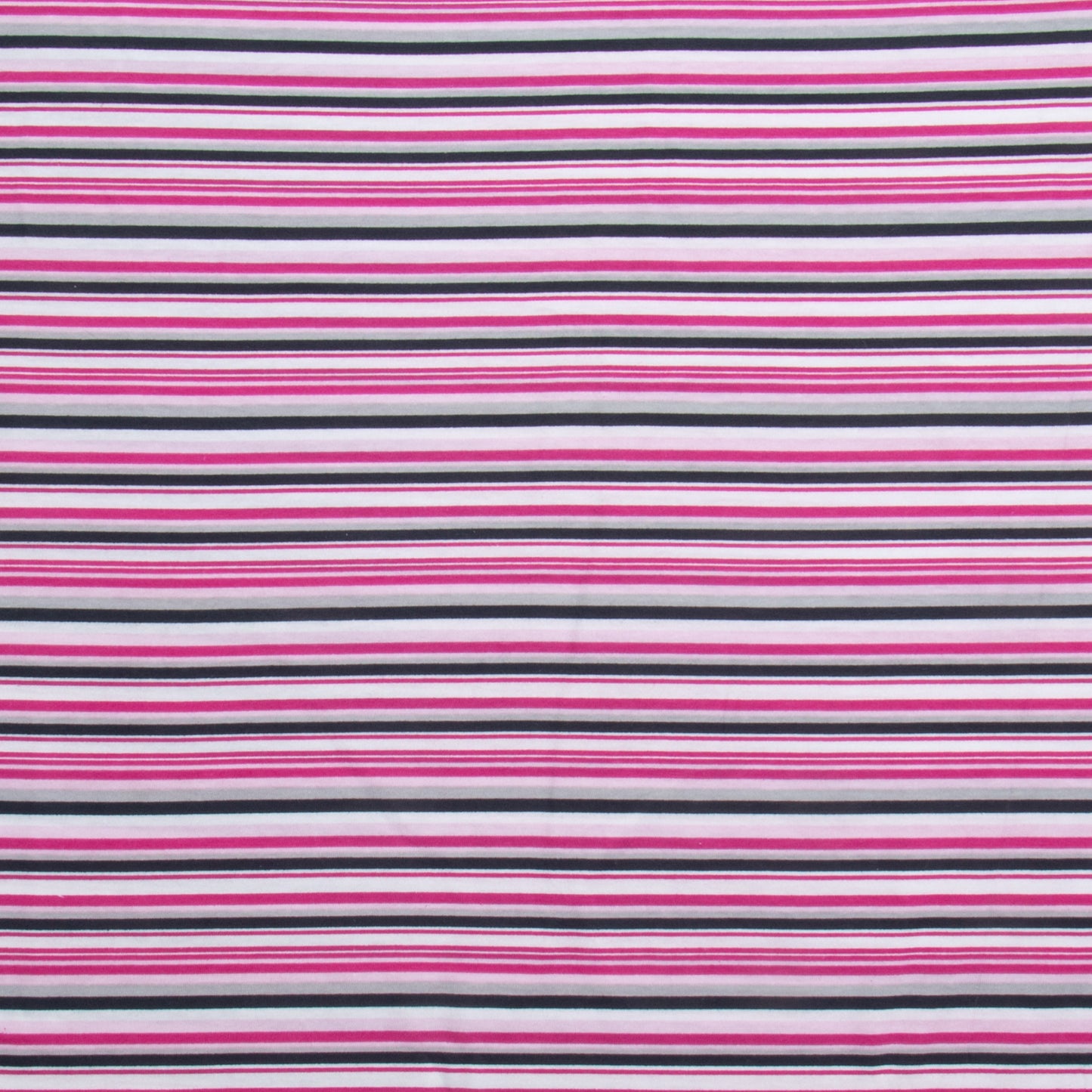Cotton Knit Raspberry Stripe - Ragland Fabrics