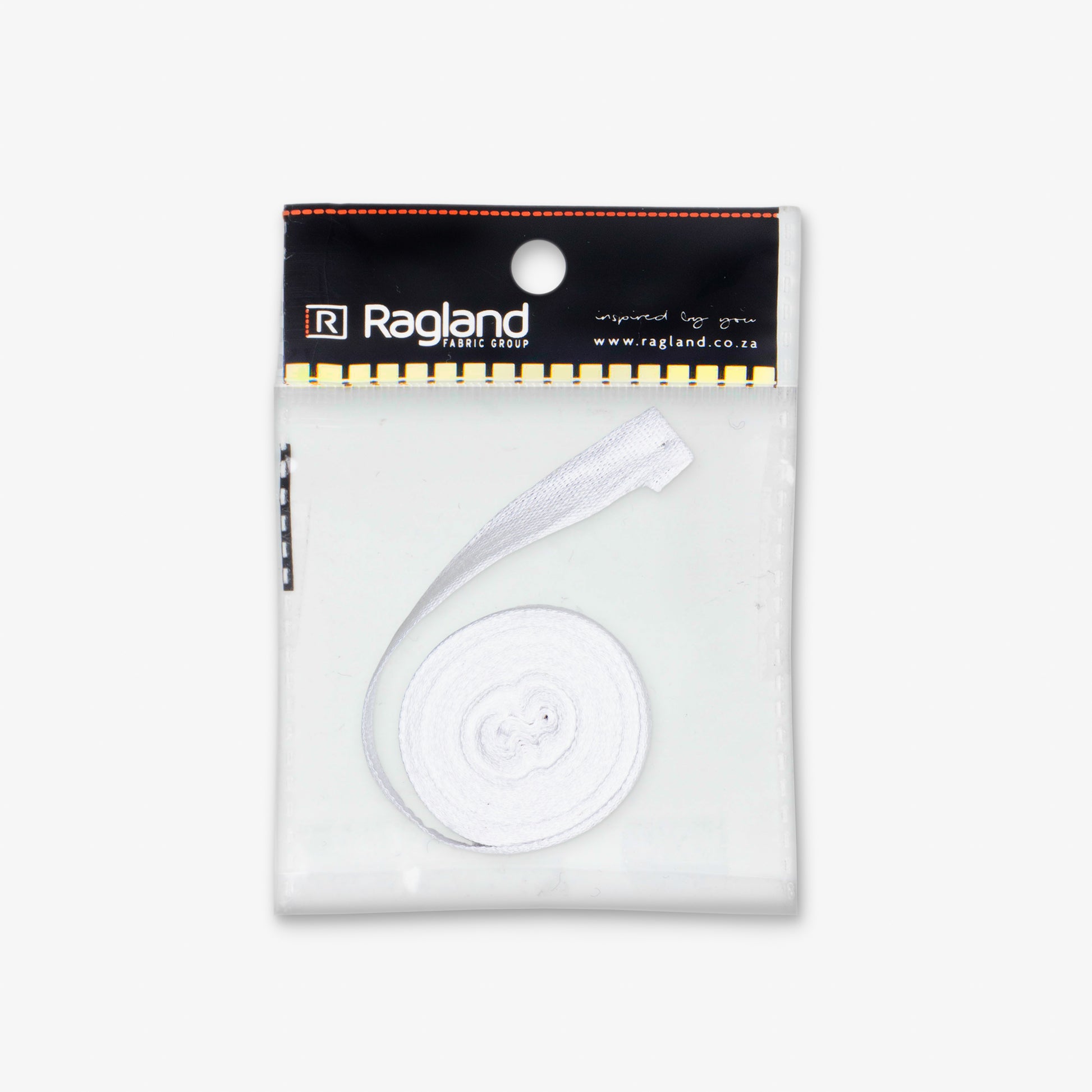 Cotton Tape - 12mm White - Ragland Fabrics