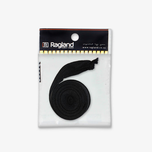 Cotton Tape - 20mm Black - Ragland Fabrics