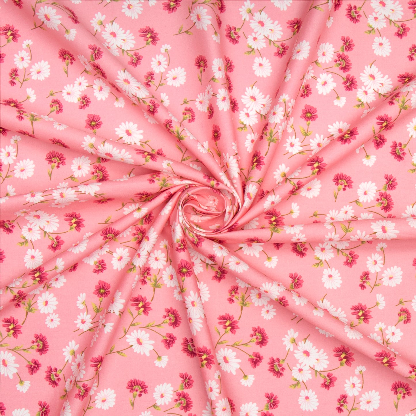 Cotton Pink Floral Quilting - Ragland Fabrics