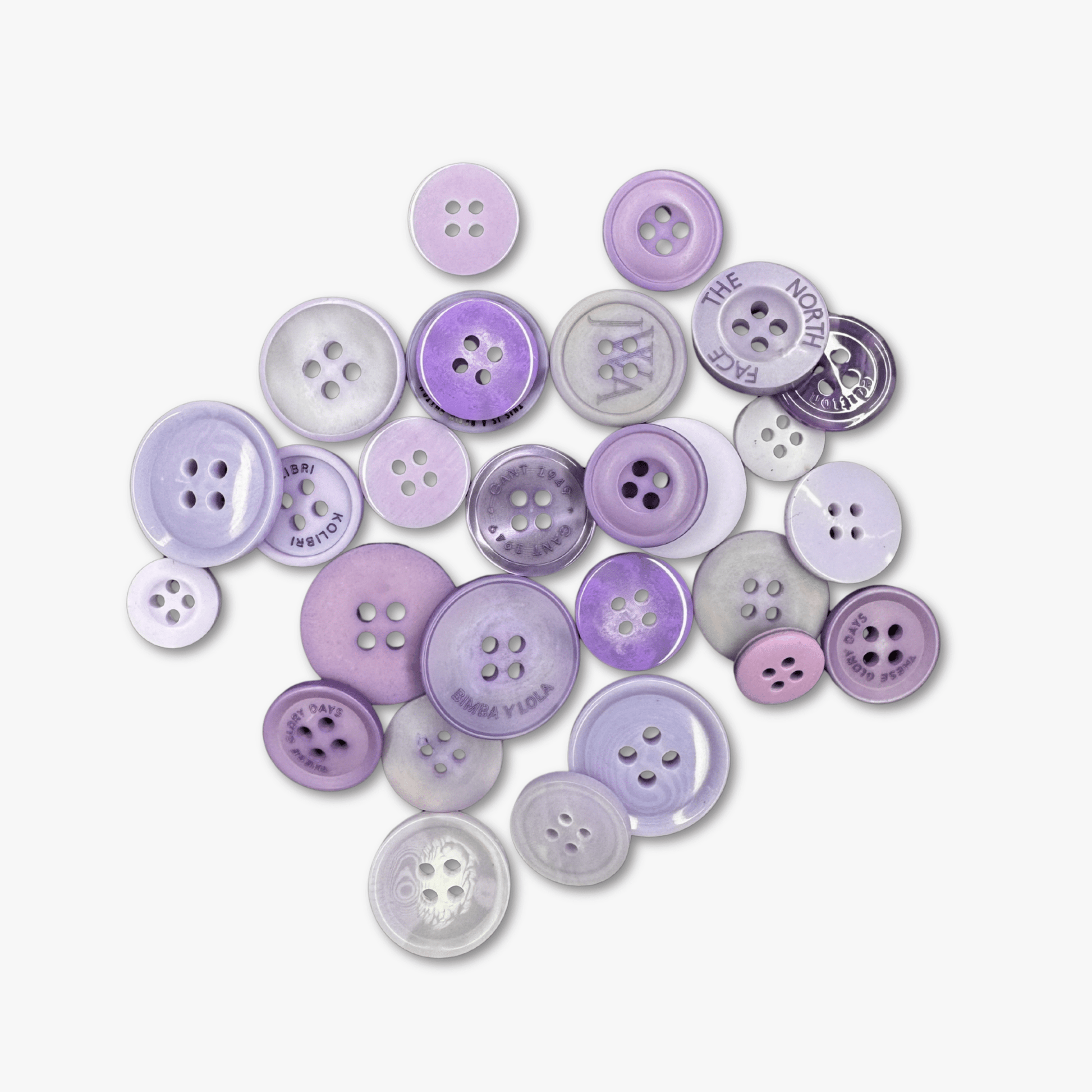 Craft Buttons 50g | Pastel Assorted - Ragland Fabrics