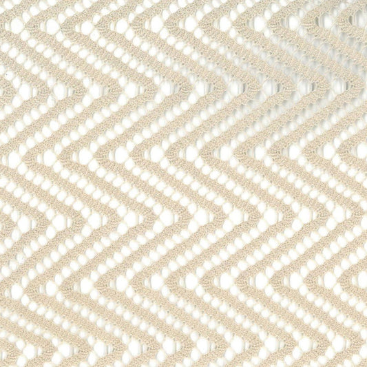 Lace Fabric - Zig Zag Cream - Ragland Fabrics