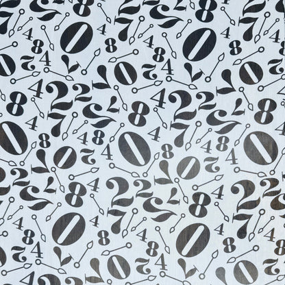 Printed Chiffon Digits - Discontinued - Ragland Fabrics