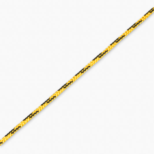 Draw Cord 3mm Black & Yellow (25met) - Ragland Fabrics