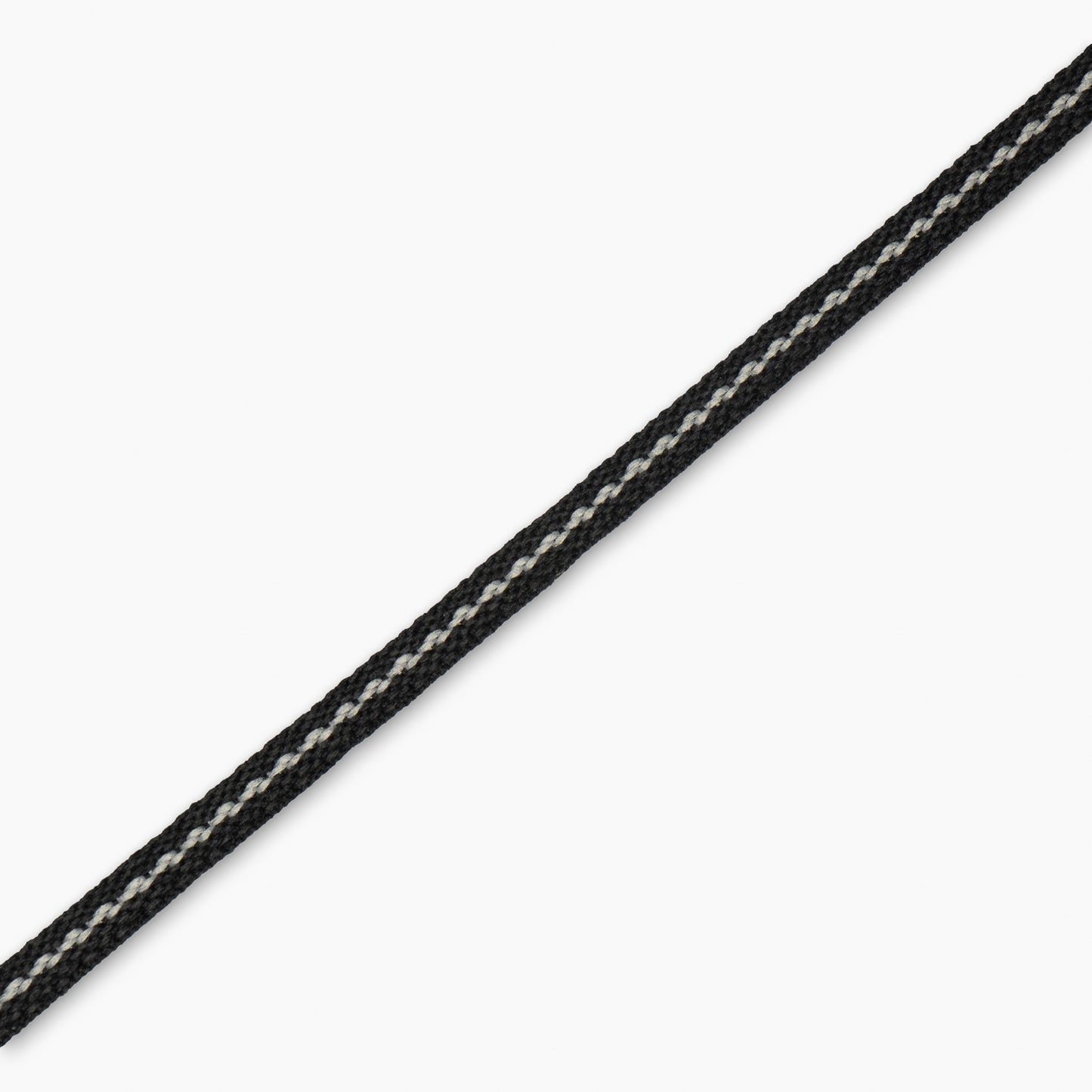 Draw Cord Flat 8mm Black & White (25met) - Ragland Fabrics