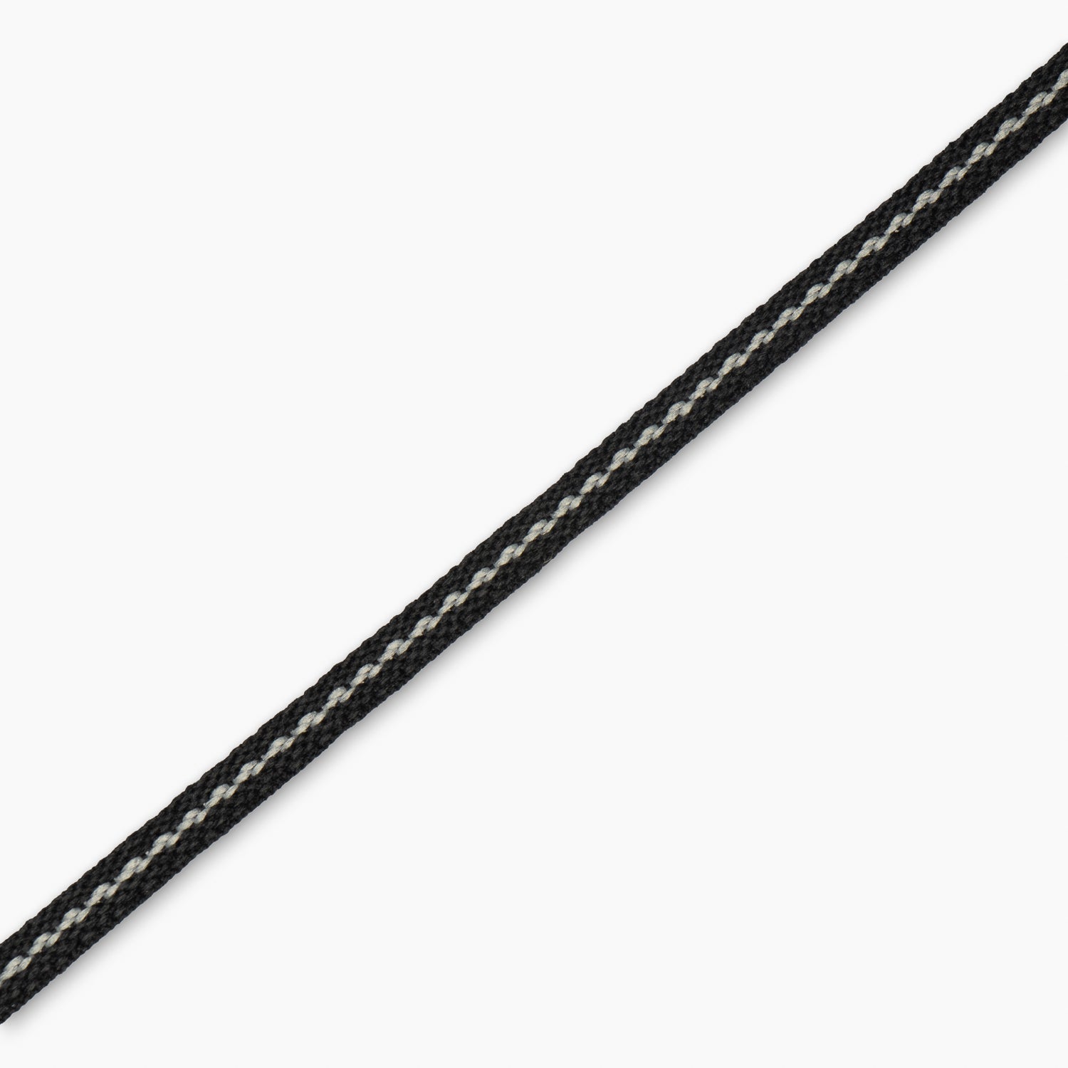 Draw Cord Flat 8mm Black & White (25met) - Ragland Fabrics