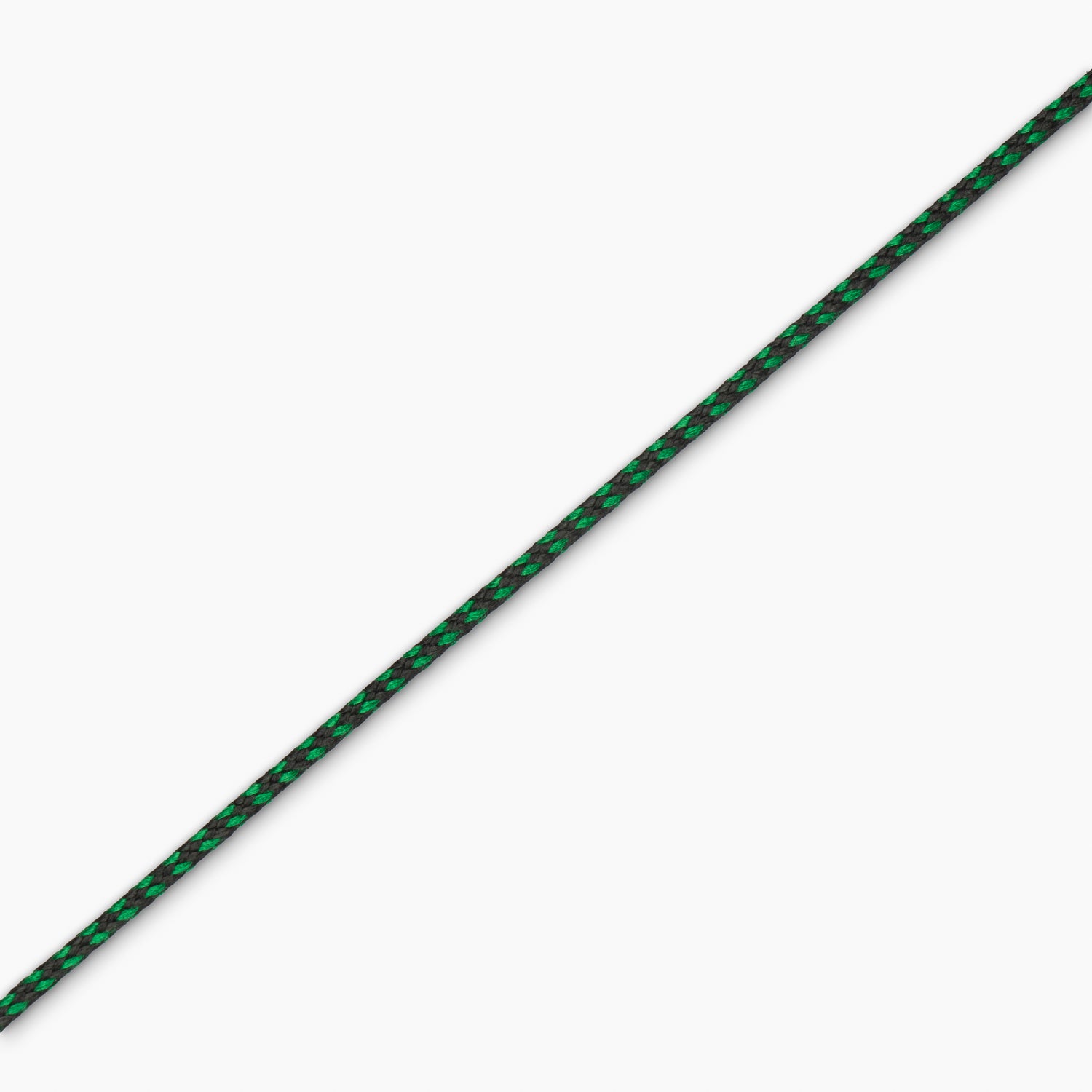 Draw Cord 3mm Black & Green (50met) - Ragland Fabrics