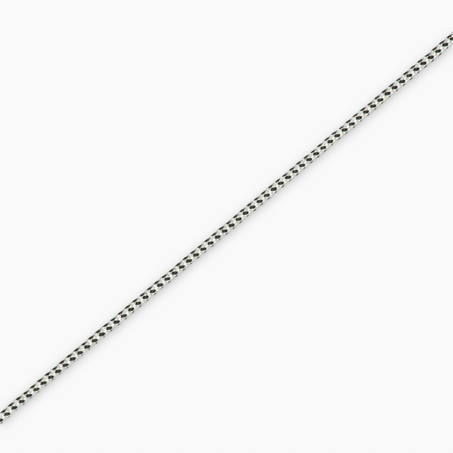Nylon Cord 2mm Black & Silver - Ragland Fabrics