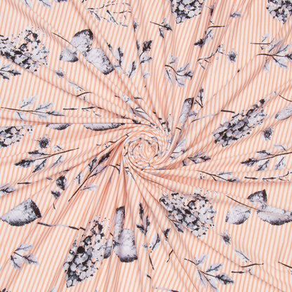 Dty Printed Peachy Lavender - Ragland Fabrics