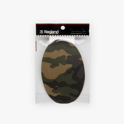 Denim Patches - Oval Army (2 Colours) - Ragland Fabrics
