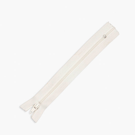 Zips Dress White T3 (12CM - 19CM) - Ragland Fabrics