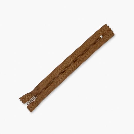 Zips Dress Dark Brown T3 (15CM - 17CM) - Ragland Fabrics