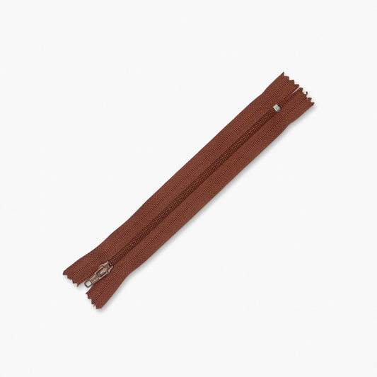 Zips Dress Choc Brown T3 (13CM - 15CM) - Ragland Fabrics