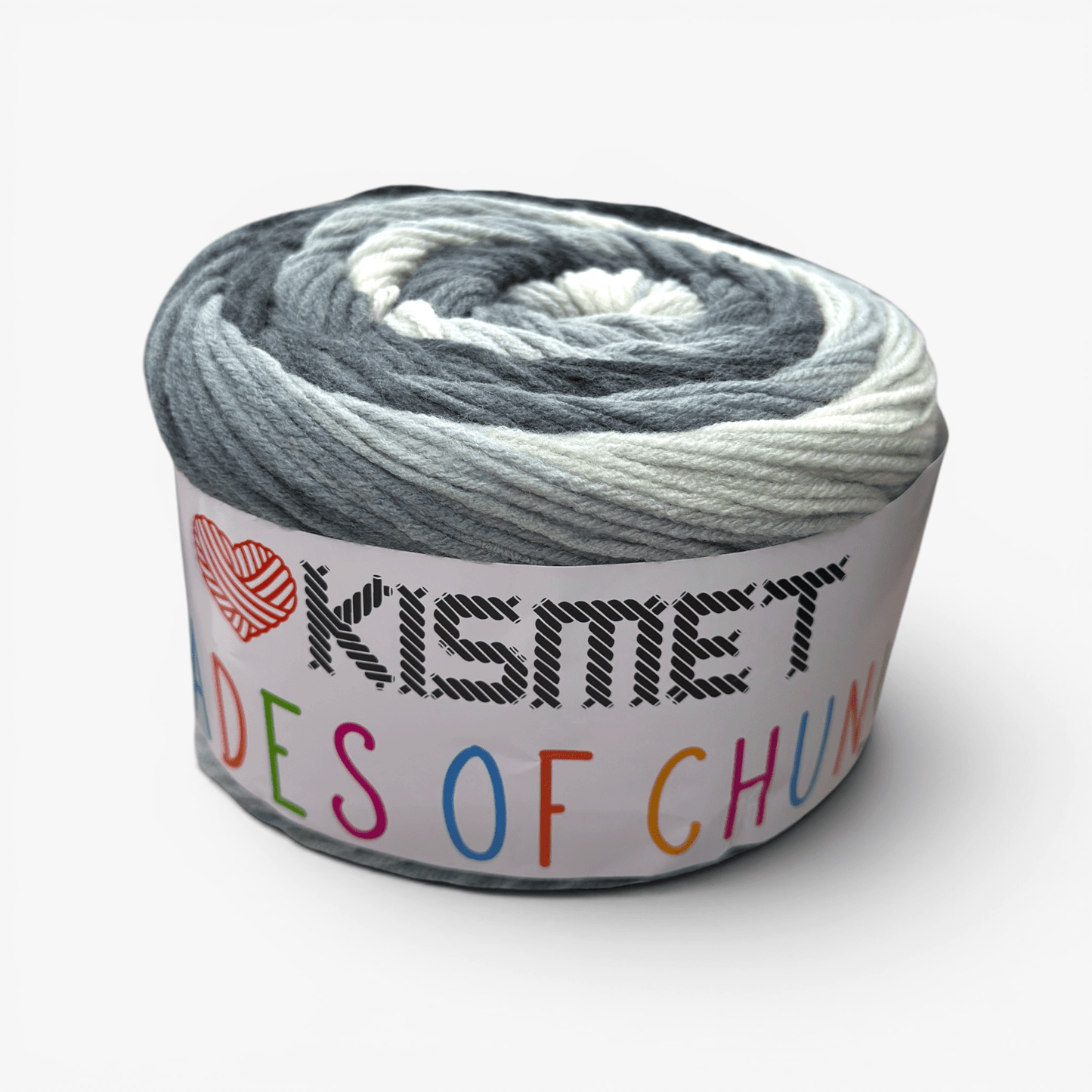 Wool 'Shades of Chunky' Overcast 312 - Ragland Fabrics