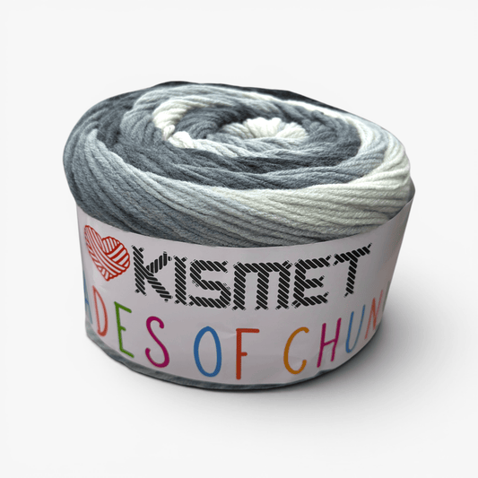 Wool 'Shades of Chunky' Overcast 312 - Ragland Fabrics