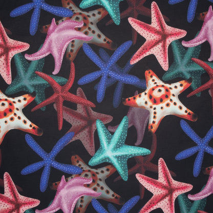 Eco Fabric Starfish Black 2102 - Ragland Fabrics