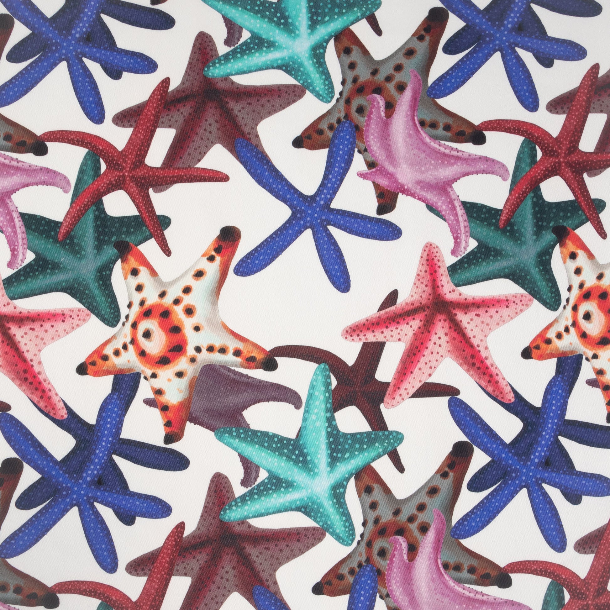 Eco Fabric Starfish White 2103 - Ragland Fabrics