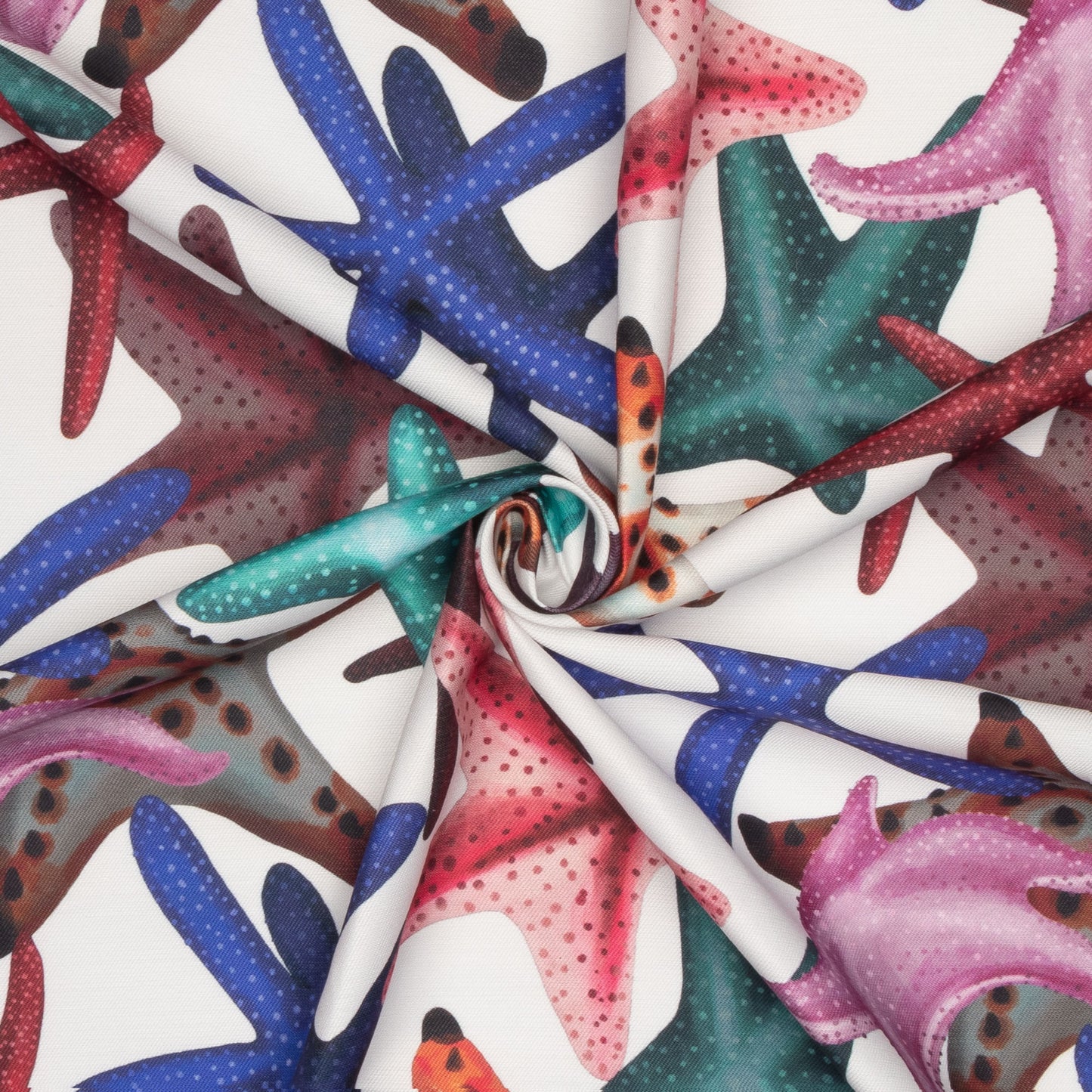 Eco Fabric Starfish White 2103 - Ragland Fabrics