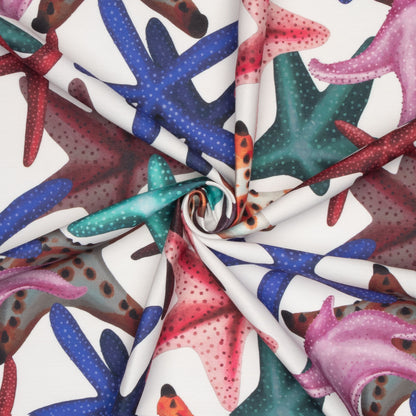 Eco Fabric Starfish White 2103 - Ragland Fabrics