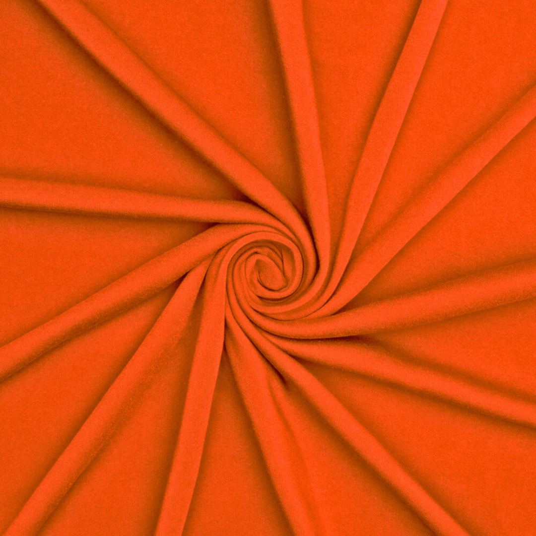 Track Suiting Brushed Cotton Orange - Ragland Fabrics