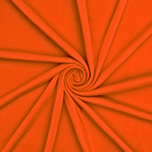 Track Suiting Brushed Cotton Orange - Ragland Fabrics