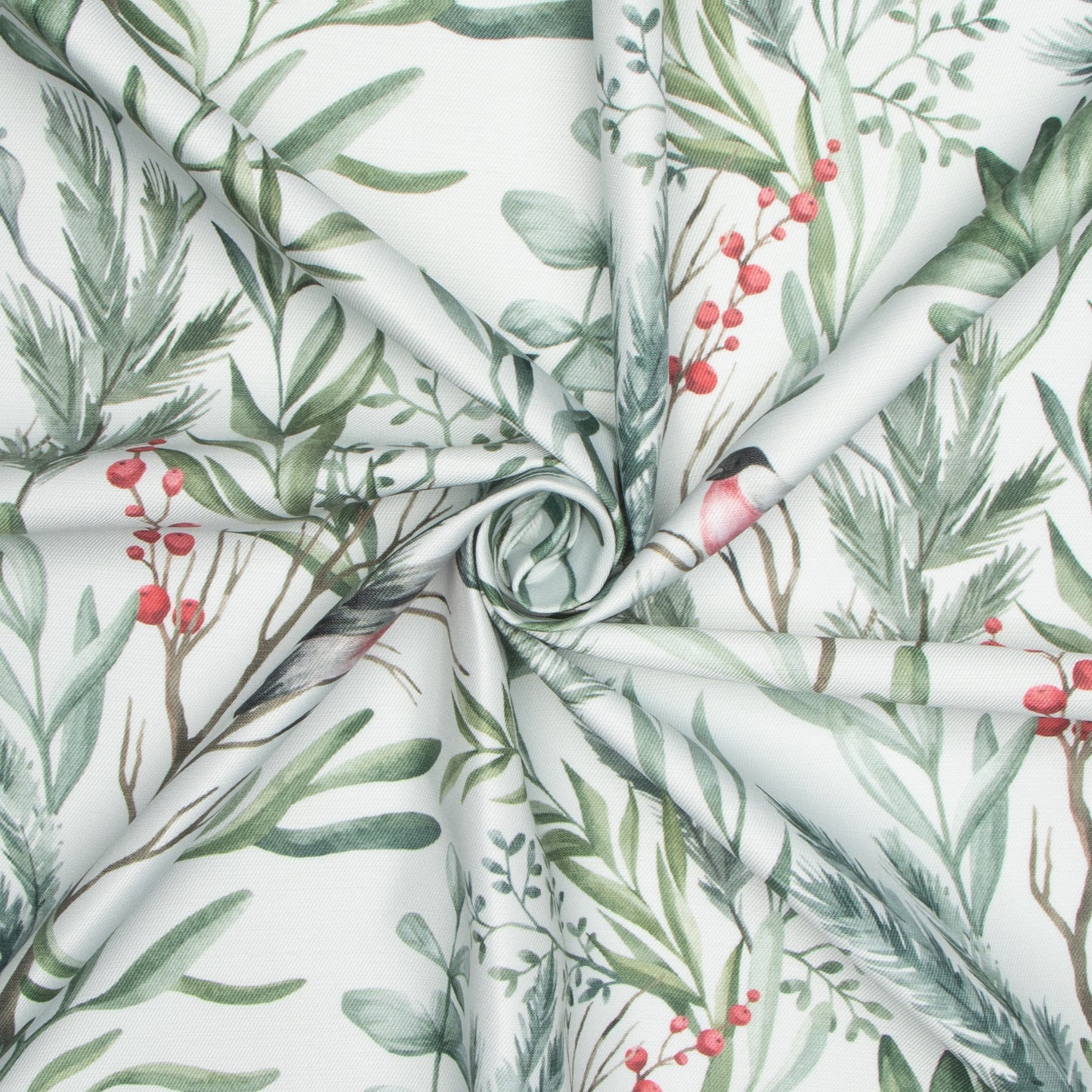 Eco Fabric Robin White - Ragland Fabrics