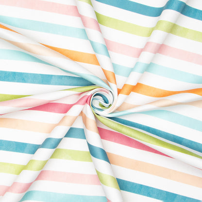 Eco Fabric Candy Stripes 674 - Ragland Fabrics