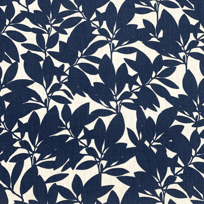 Babylon Eden Night Flower Midnight Linen Look - Ragland Fabrics