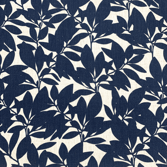 Babylon Eden Night Flower Midnight Linen Look - Ragland Fabrics