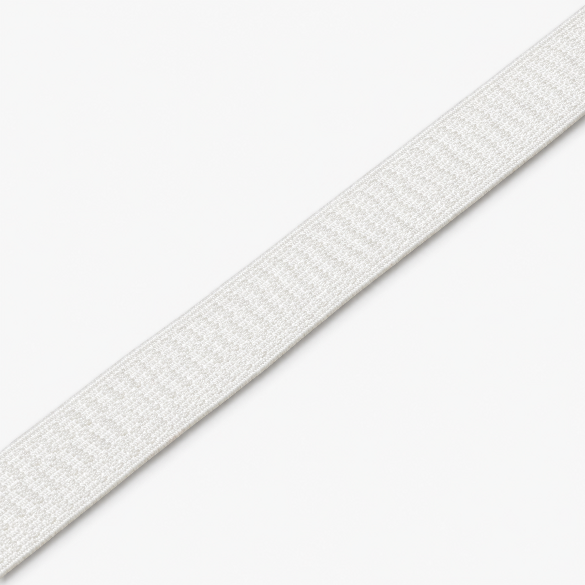Elastic Non Curl 25mm White