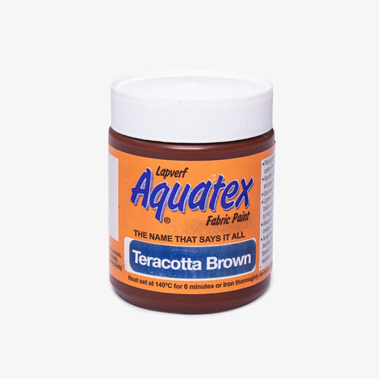 Fabric Paint Terracotta Brown 100ml - Ragland Fabrics