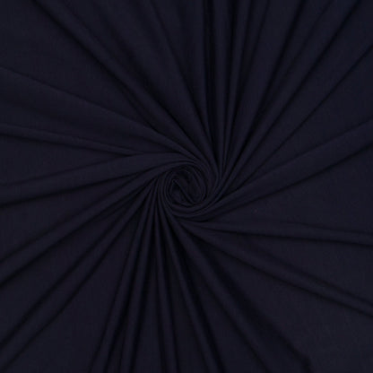 Ribbed Cotton Lycra Knit Navy - Ragland Fabrics
