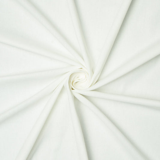 Poly Linen Ramie White - Ragland Fabrics
