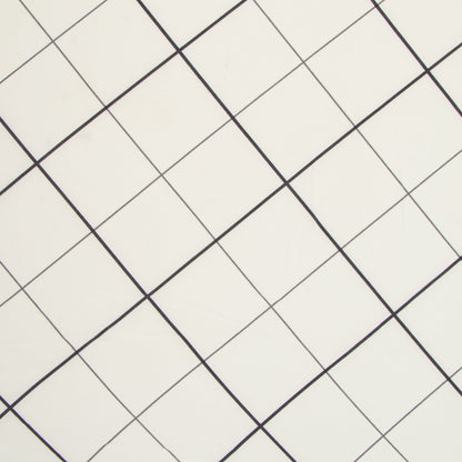 Cream & Black Print Poly - Woven - Ragland Fabrics