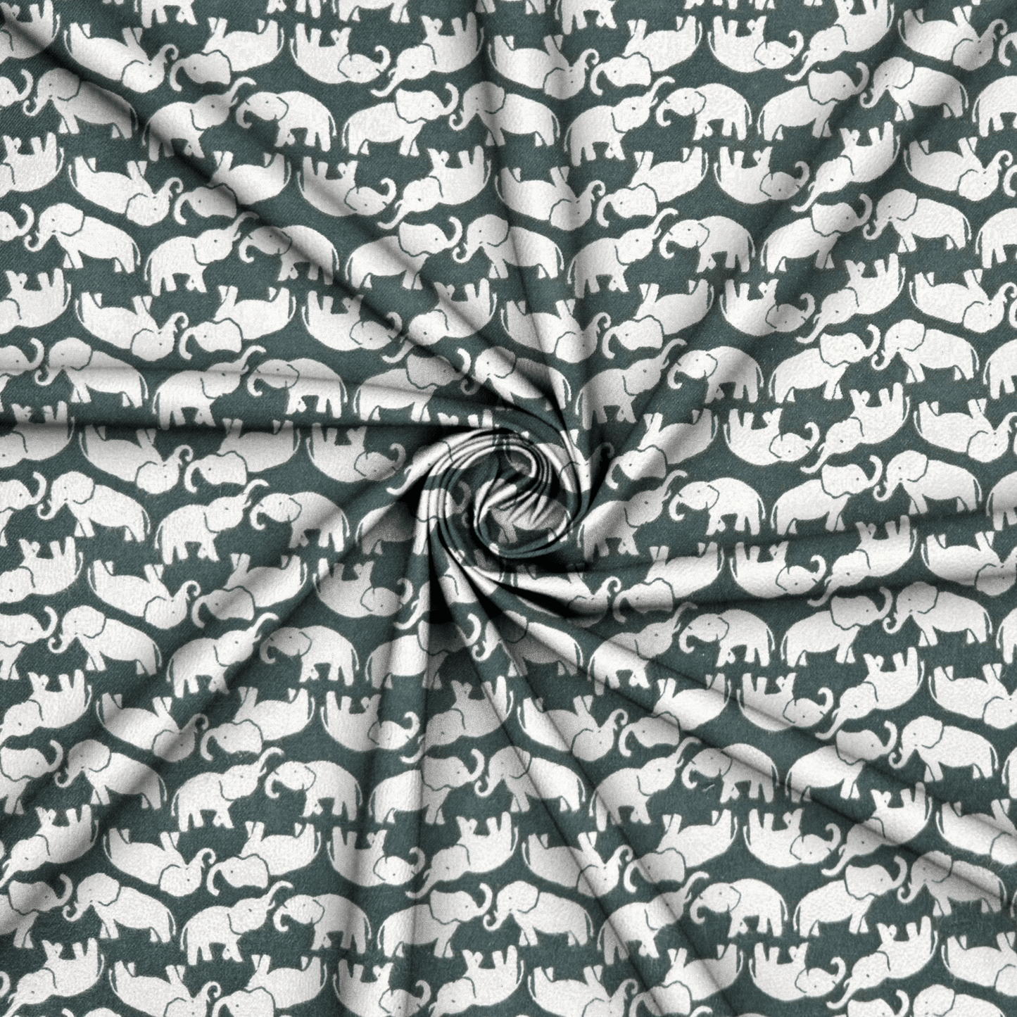 Flannel Brushed Cotton 150cm | Pattern Elephant 13 - Ragland Fabrics