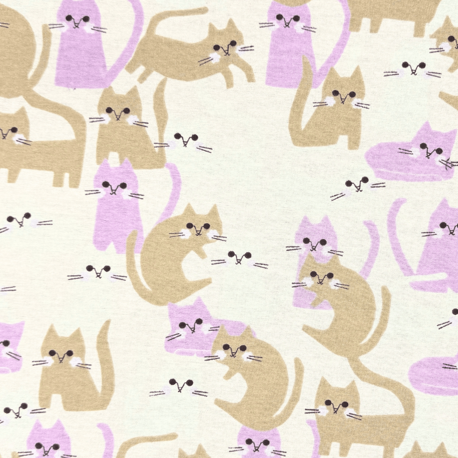 Flannel Brushed Cotton 150cm | Cutie Kitties 12 - Ragland Fabrics
