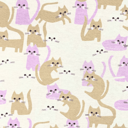 Flannel Brushed Cotton 150cm | Cutie Kitties 12 - Ragland Fabrics