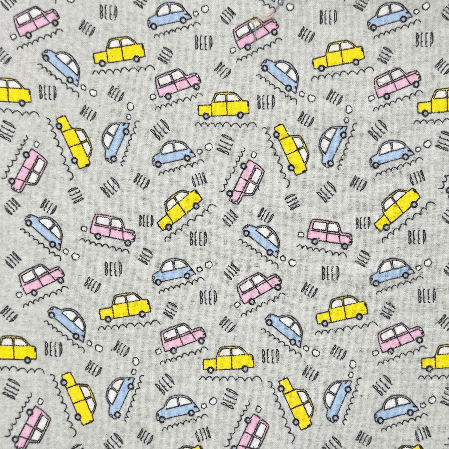 Flannel Brushed Cotton | Kiddy Cars 15 - Ragland Fabrics