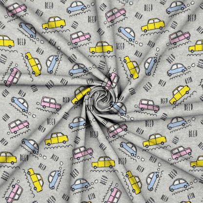 Flannel Brushed Cotton | Kiddy Cars 15 - Ragland Fabrics