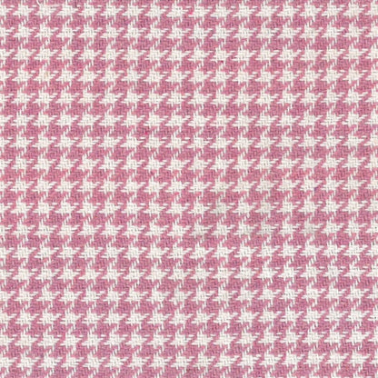 Hounds - Tooth Candy Pink & White - Ragland Fabrics