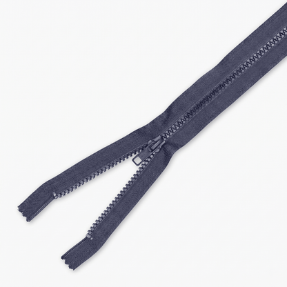 Vislon Type 5 Chunky Zip Open Ended - 20cm Navy - Ragland Fabrics