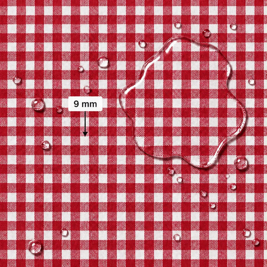 Gingham Small Red Waterproof