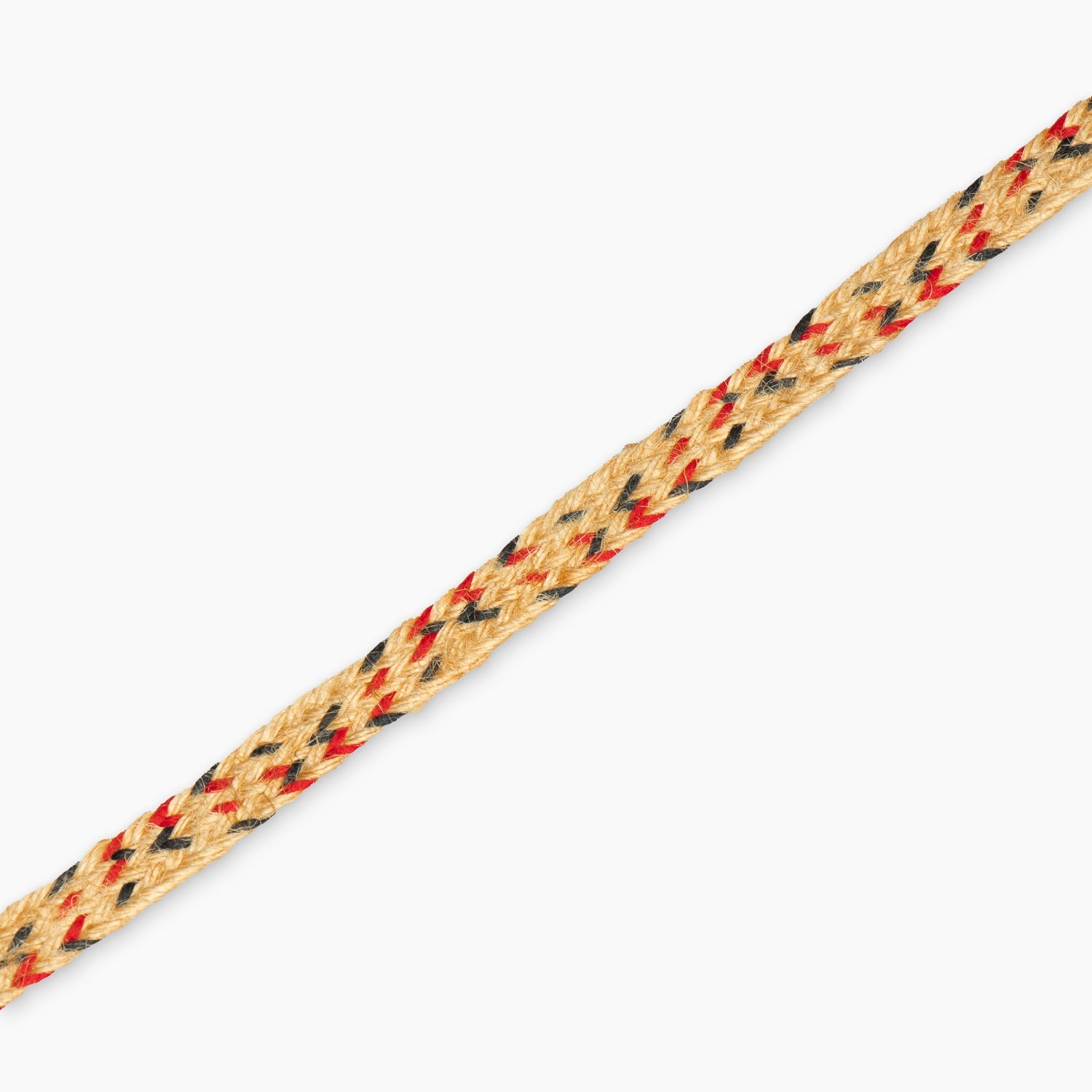 Hessian/Jute Tape 10mm Red & Black - Ragland Fabrics