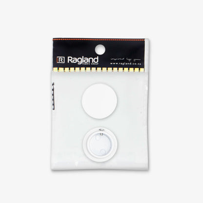 Rod End Caps 25mm - White - Ragland Fabrics