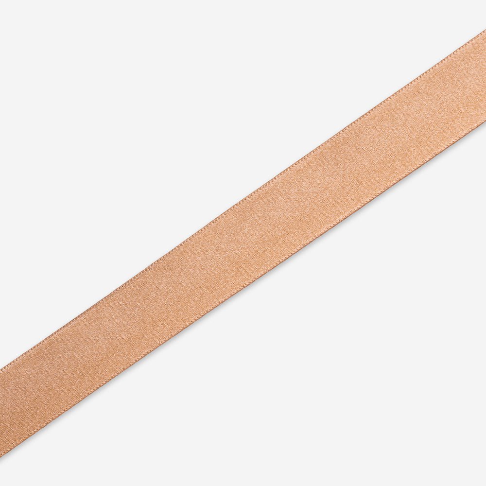 Satin Ribbon 25mm Beige (20met) - CLEARANCE - Ragland Fabrics