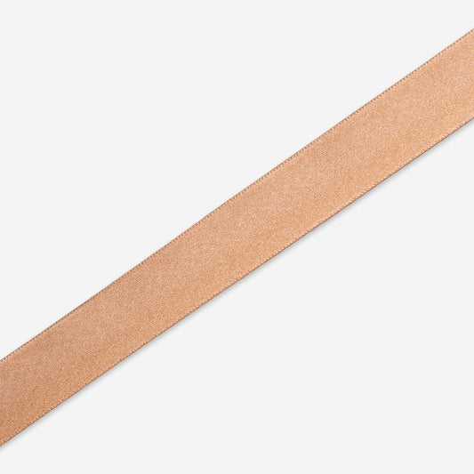 Satin Ribbon 25mm Beige (20met) - CLEARANCE - Ragland Fabrics
