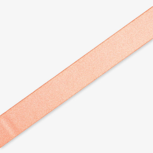 Satin Ribbon 25mm Peach (20met) - CLEARANCE - Ragland Fabrics